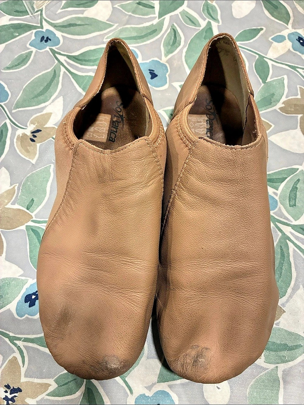 So Danca JZ-43 Brown Dance Flats US 7.5 W